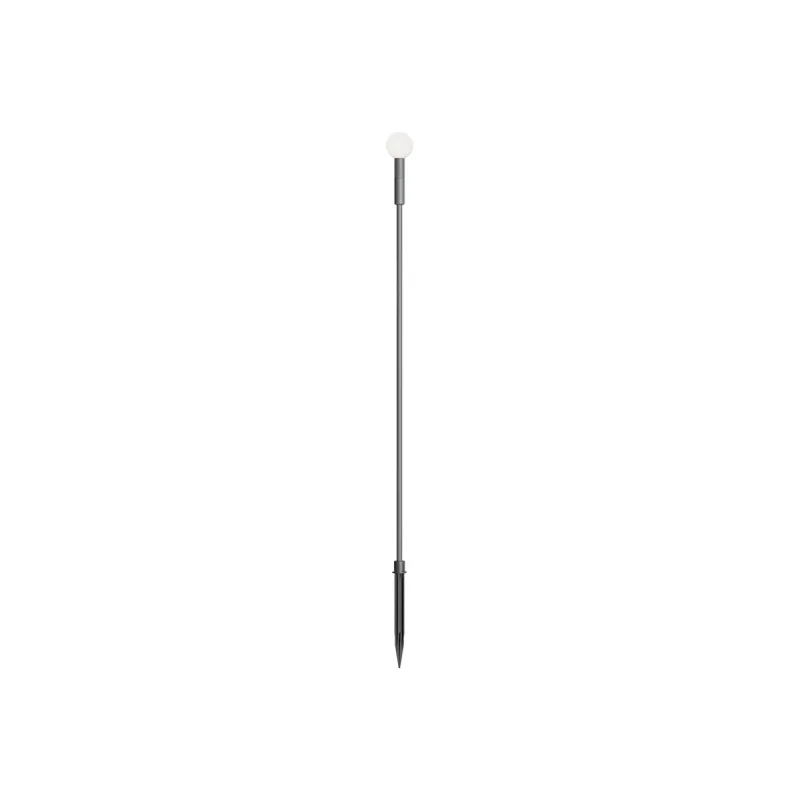 In-Ground Lights Torch 90652 – REDO LED garden bollard with spike light in-ground in dark grey, 1,5W, 3000K, IP65