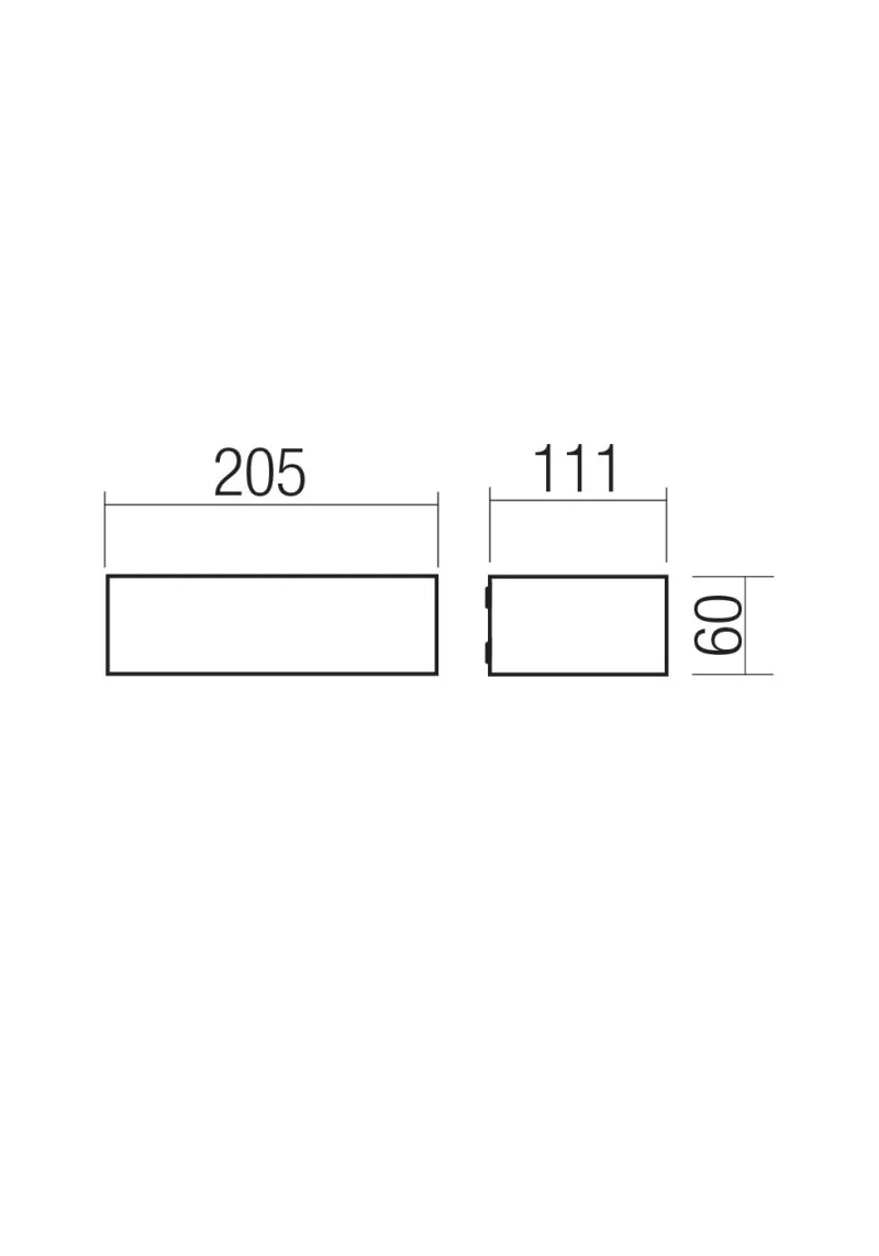 Cape 90666 – REDO LED фасаден аплик в тъмно сив, 15.5W, 2700K, IP54