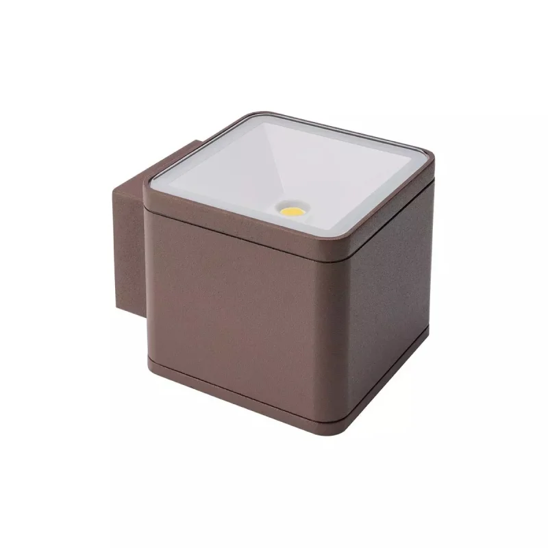 Outdoor Wall Lights Beta 9068 – REDO LED facade wall light in dark brown, 2x6W, 4000K, IP54