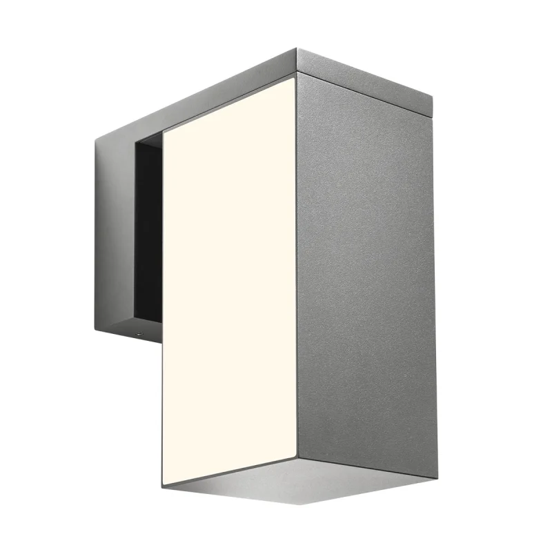 Външно стенно осветление Kub 90720 – REDO LED фасаден аплик в тъмно сив, 24W, 3000K, IP54