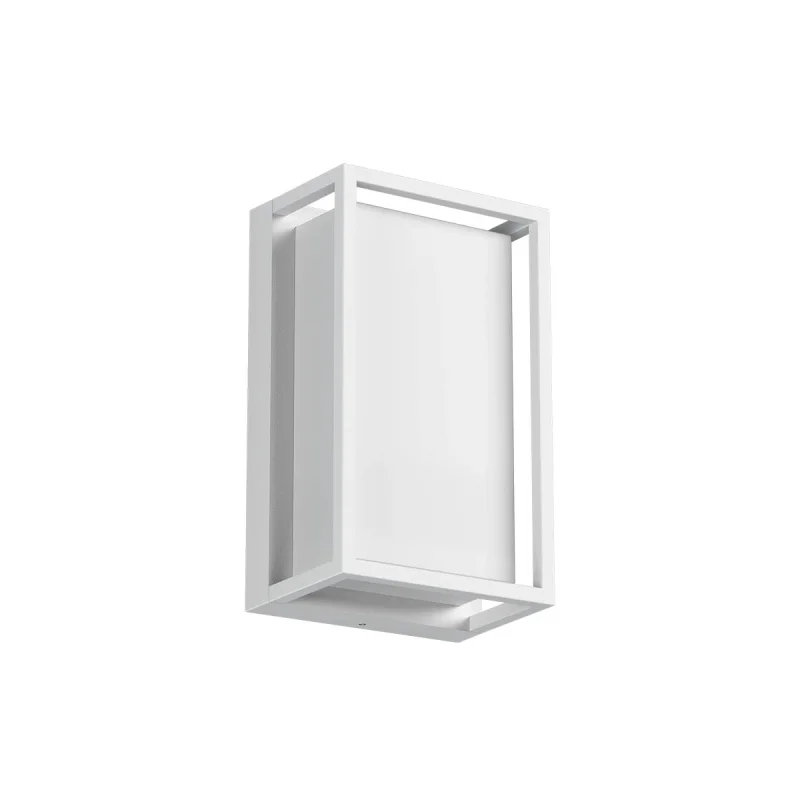 Outdoor Wall Lights Quadris 90744 – REDO LED facade wall light in matt white, 12W, 2700K, IP54