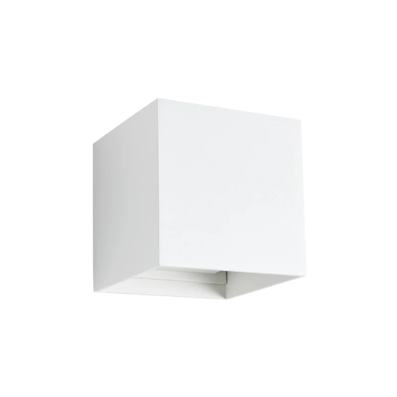 Външно стенно осветление Vary 90750 – REDO LED фасаден аплик в матово бял, 2X6W, 2700K, IP54