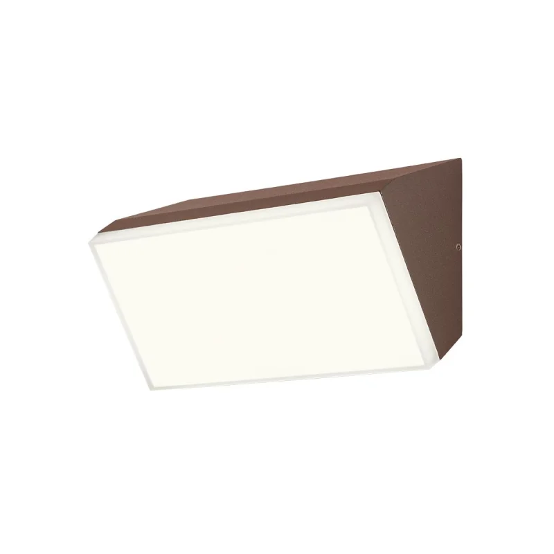 Outdoor Wall Lights Tokyo 90767 – REDO LED facade wall light in dark brown, 1x12W, 2700K, IP54