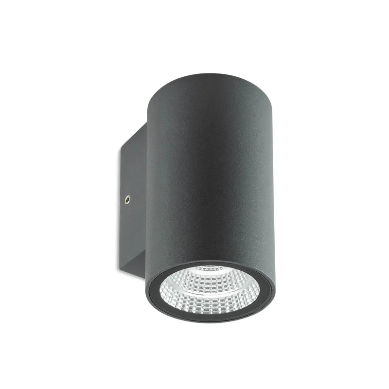 Outdoor Wall Lights Ram 90805 – REDO LED facade wall light in dark grey, 1x4W, 2700K, IP65