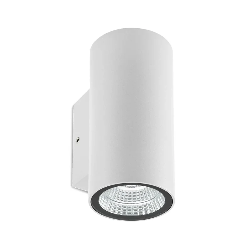 Outdoor Wall Lights Ram 90807 – REDO LED facade wall light in matt white, 2X3.5W, 2700K, IP65