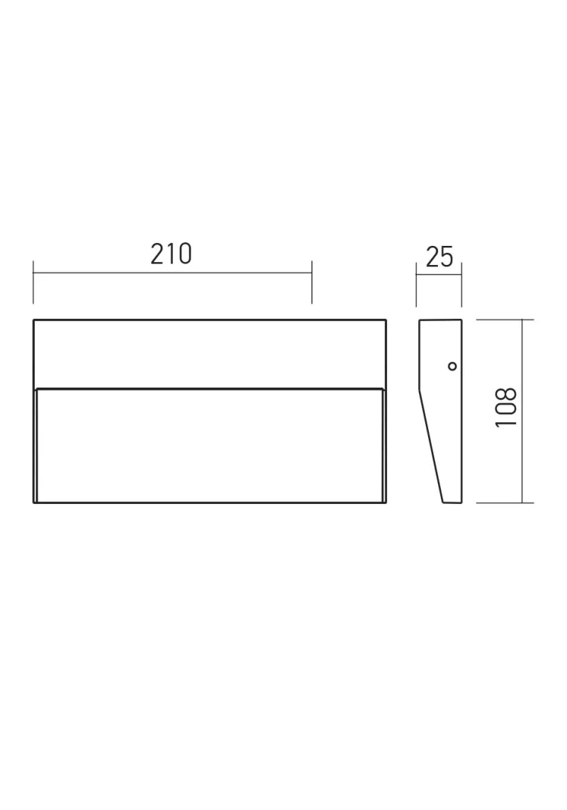 Lander 90844 – REDO LED фасадна луна за външен монтаж в матово бял, 1x6W, 2700K, IP54