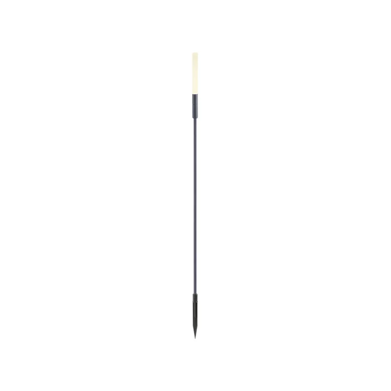 Наземна лампи Torch 90859 – REDO LED градински стълб с колче за земя в тъмно сив, 1,5W, 2700K, IP65