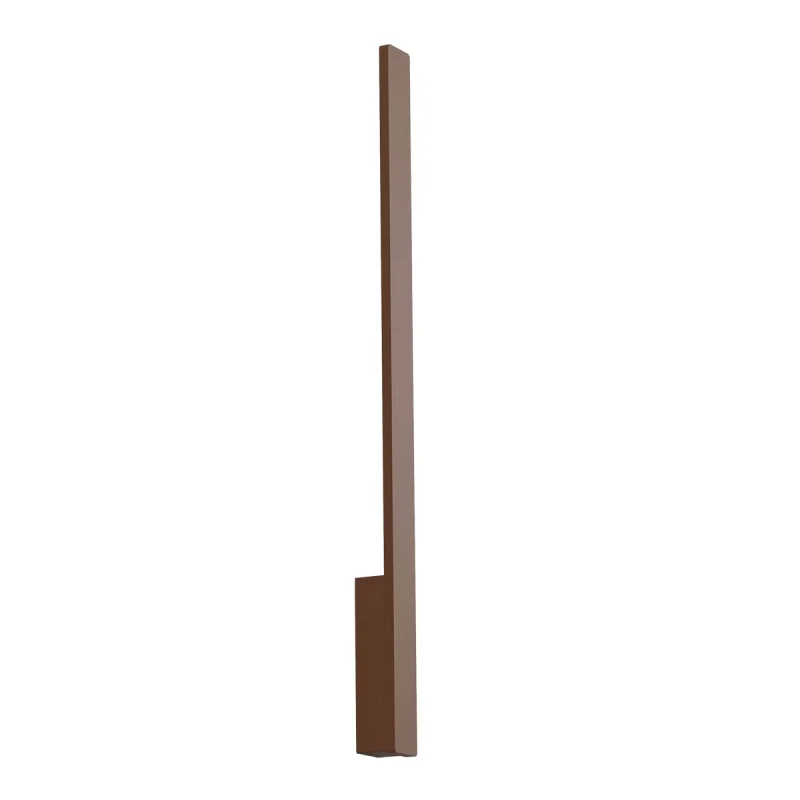 Outdoor Wall Lights Reflexa 90875 – REDO LED facade wall light in rust-brown, 1x10W, 2700K, IP54