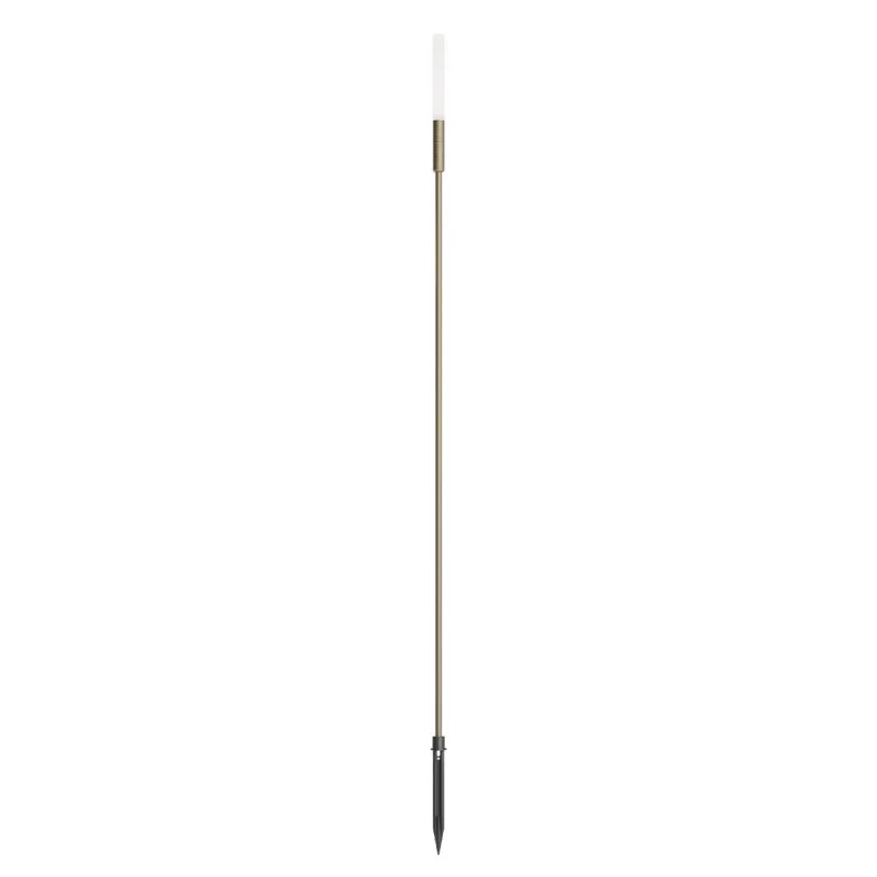 In-Ground Lights Torch 90885 – REDO LED garden bollard with spike light in-ground in antique brass, 1,5W, 2700K, IP65