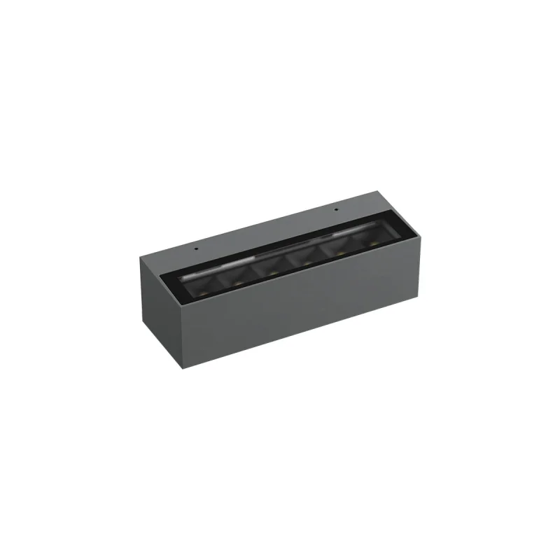 Външно стенно осветление Aroos 90924 – REDO LED фасаден аплик в тъмно сив, 14.5W, 2700K, IP65