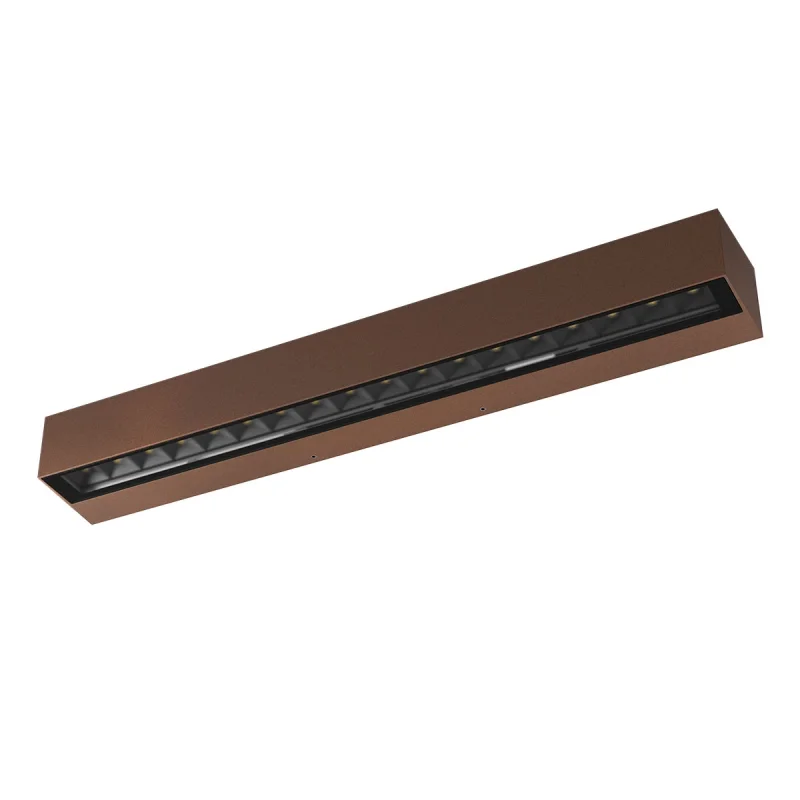 Outdoor Wall Lights Aroos 90943 – REDO LED facade wall light in rust-brown, 21W, 2700K, IP65