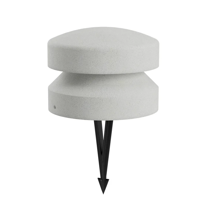 In-Ground Lights Cliff 90993 – REDO LED garden bollard with spike light in-ground in ivory, 15W, 2700K, IP65