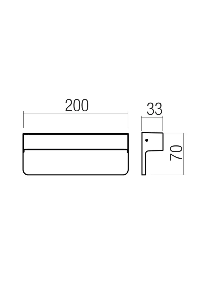 Kant 91023 – REDO LED фасадна луна за външен монтаж в ръждиво-кафяв, 4.5W, 2700K, IP65