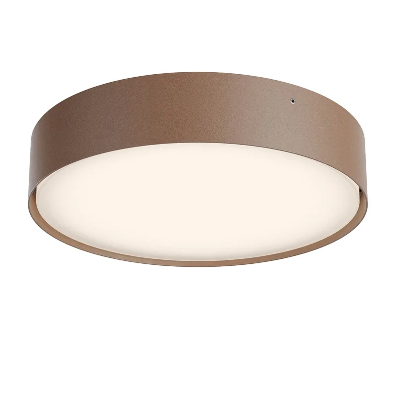 Външни таванни лампи (плафони) Nox 91047 – REDO LED фасаден плафон в кафяв, 15W, 2700K, IP65
