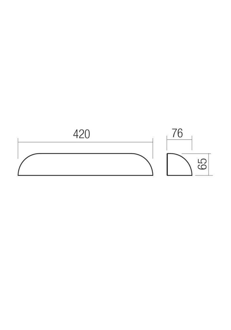 Uron 91057 – REDO LED фасаден аплик в слонова кост, 12.5W, 3000K, IP65