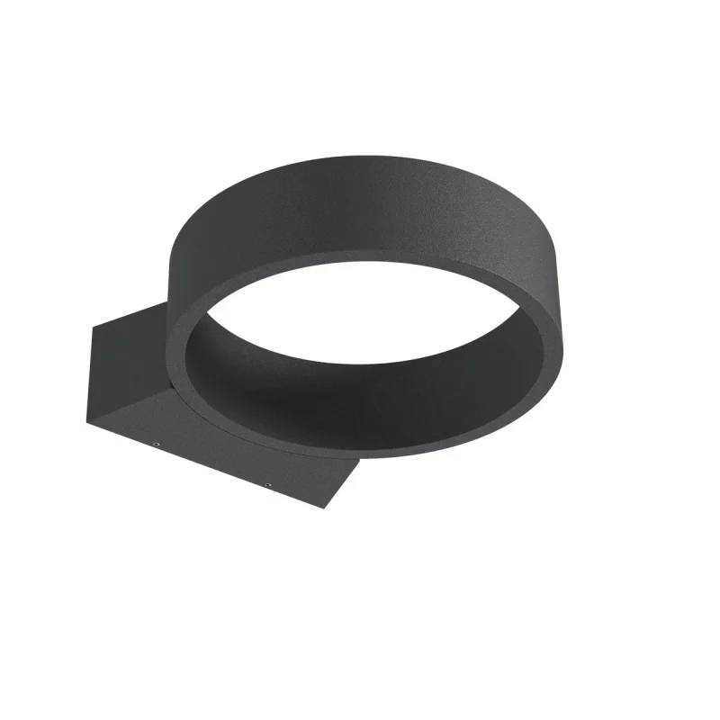Външно стенно осветление Oniro 91060 – REDO LED фасаден аплик в тъмно сив, 8W, 2700K, IP65