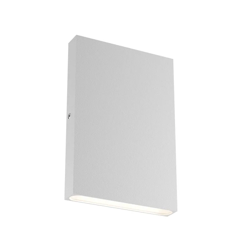 Outdoor Wall Lights Zipper 91088 – REDO LED facade wall light in matt white, 2X3W, 2700K, IP65