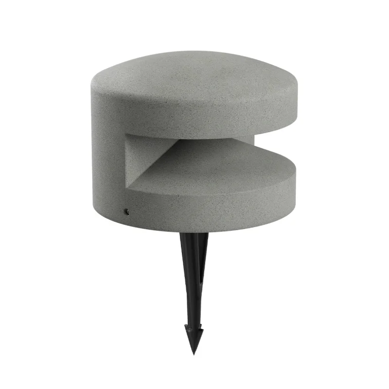 In-Ground Lights Cliff 91114 – REDO LED garden bollard with spike light in-ground in dark grey, 15W, 2700K, IP65