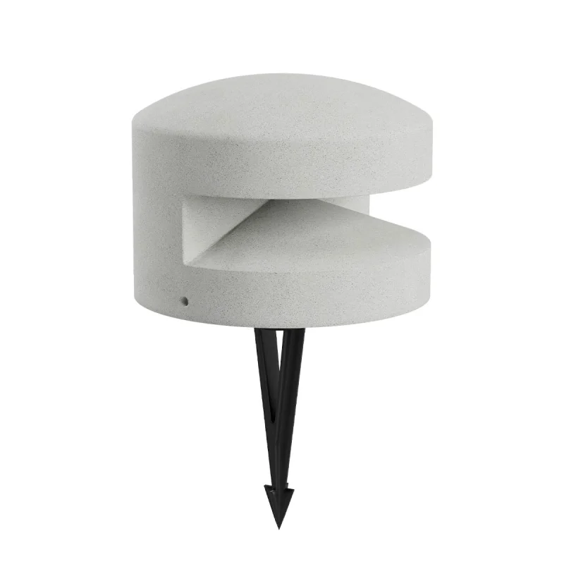 In-Ground Lights Cliff 91116 – REDO LED garden bollard with spike light in-ground in ivory, 15W, 3000K, IP65