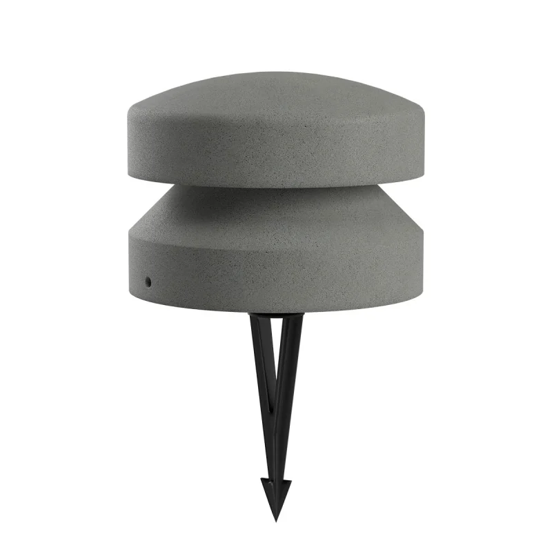 In-Ground Lights Cliff 91122 – REDO LED garden bollard with spike light in-ground in dark grey, 15W, 2700K, IP65