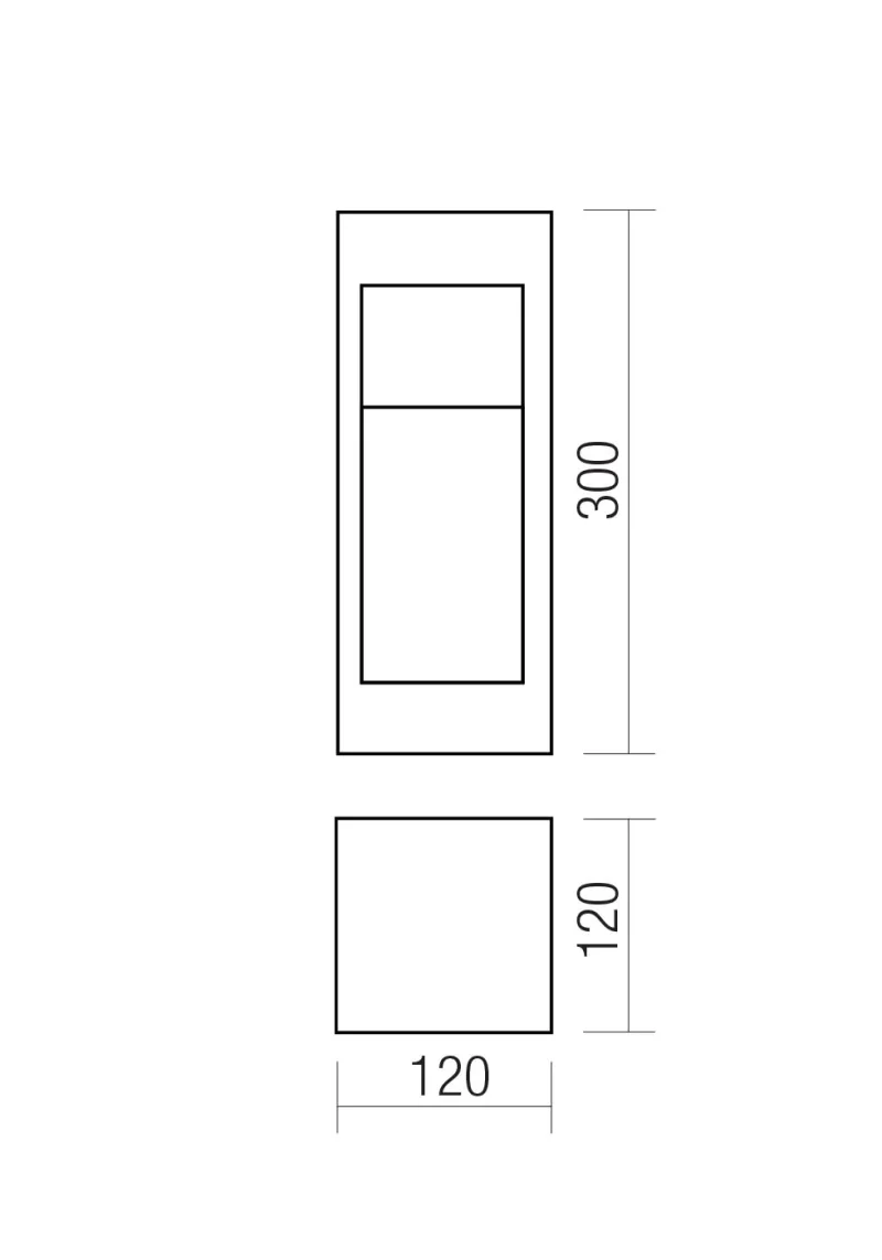 Toss 91141 – REDO LED градински стълб в теракота, 10W, 2700K, IP65