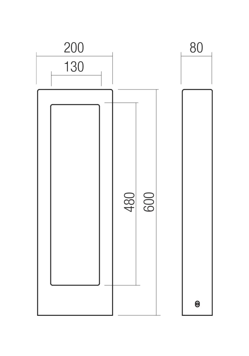 Sander 91163 – REDO LED градински стълб в слонова кост, 10W, 2700K, IP65