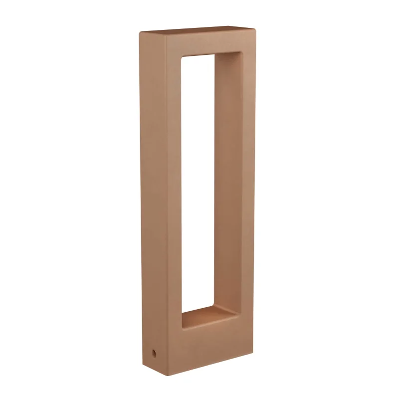 Bollard Lights Sander 91165 – REDO LED garden bollard in terracotta, 10W, 2700K, IP65