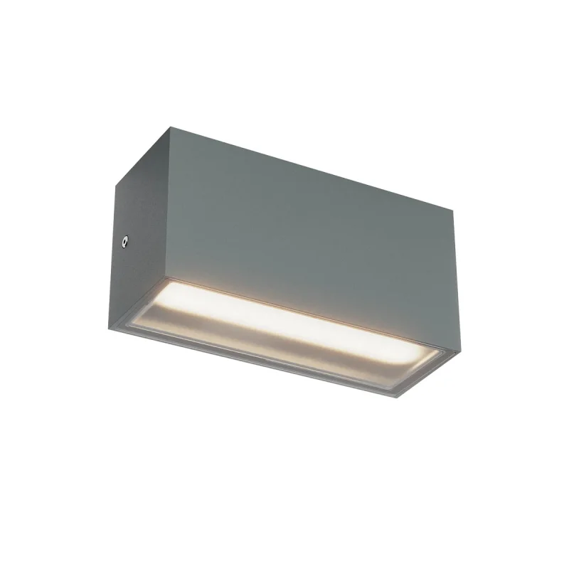 Outdoor Wall Lights Limas 91220 – REDO LED facade wall light in dark grey, 12W, 2700K, IP65