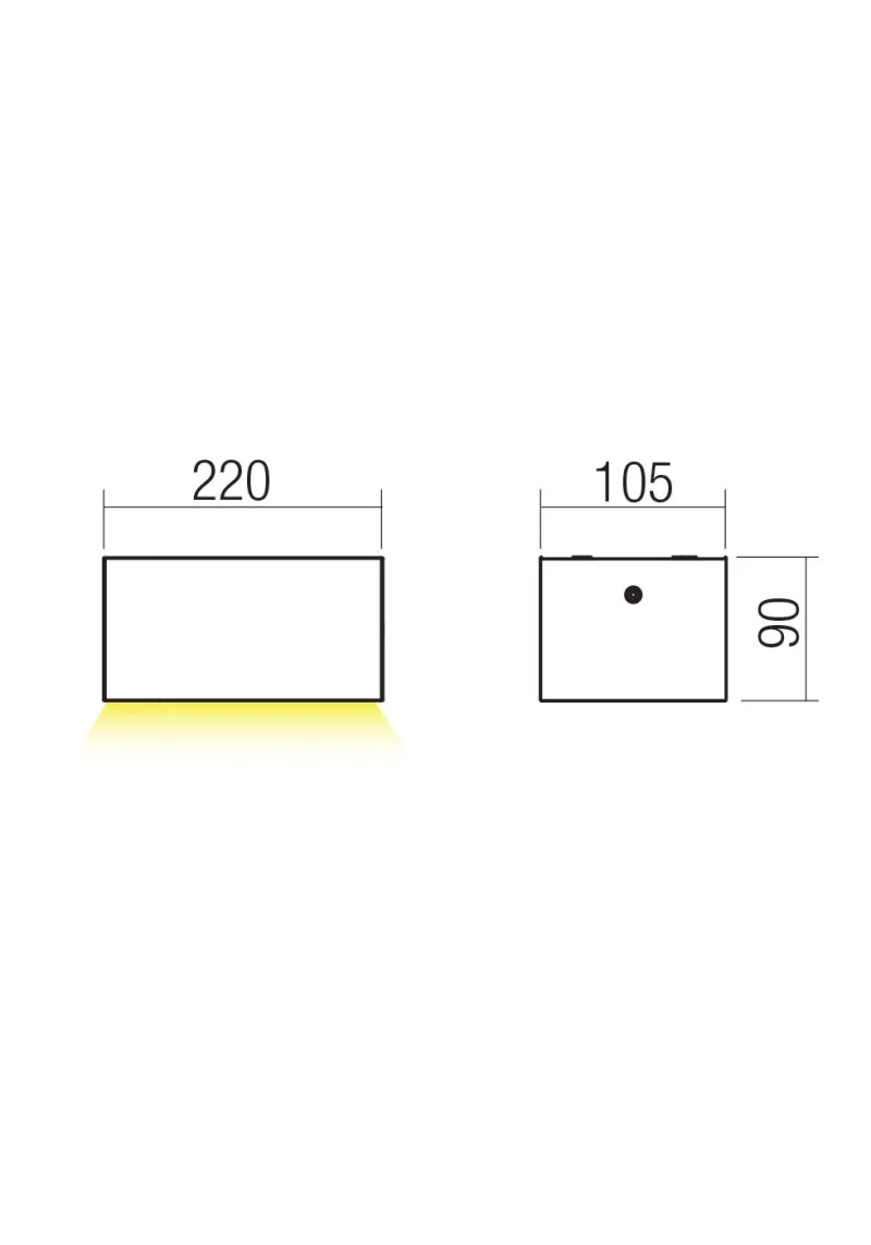 Limas 91222 – REDO LED фасаден аплик в матово черен, 12W, 2700K, IP65
