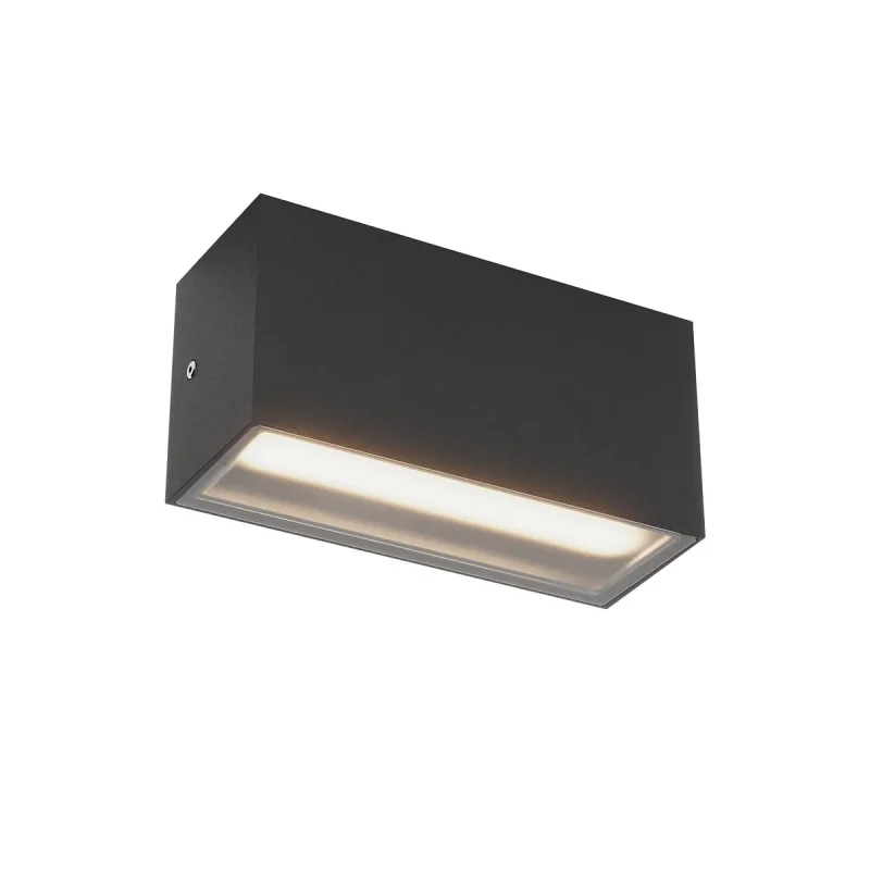 Външно стенно осветление Limas 91222 – REDO LED фасаден аплик в матово черен, 12W, 2700K, IP65
