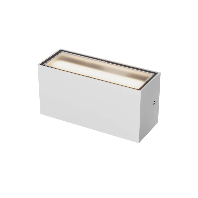 Outdoor Wall Lights Limas 91223 – REDO LED facade wall light in matt white, 2x12W, 2700K, IP65