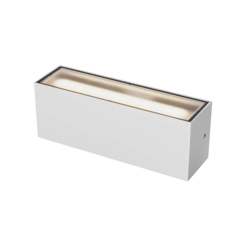Outdoor Wall Lights Limas 91231 – REDO LED facade wall light in matt white, 2x20W, 2700K, IP65
