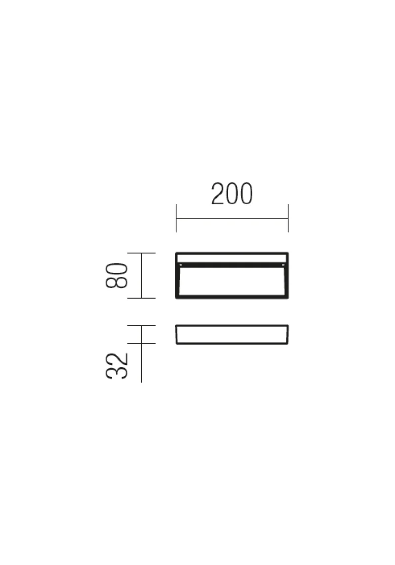 Even 9153 – REDO LED facade downlight for outdoor mounting in anthracite, 6W, 3000K, IP54