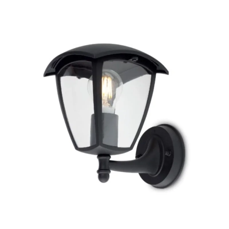 Outdoor Wall Lights Edmond 9154 – Smarter garden wall light in black, 1X28W
