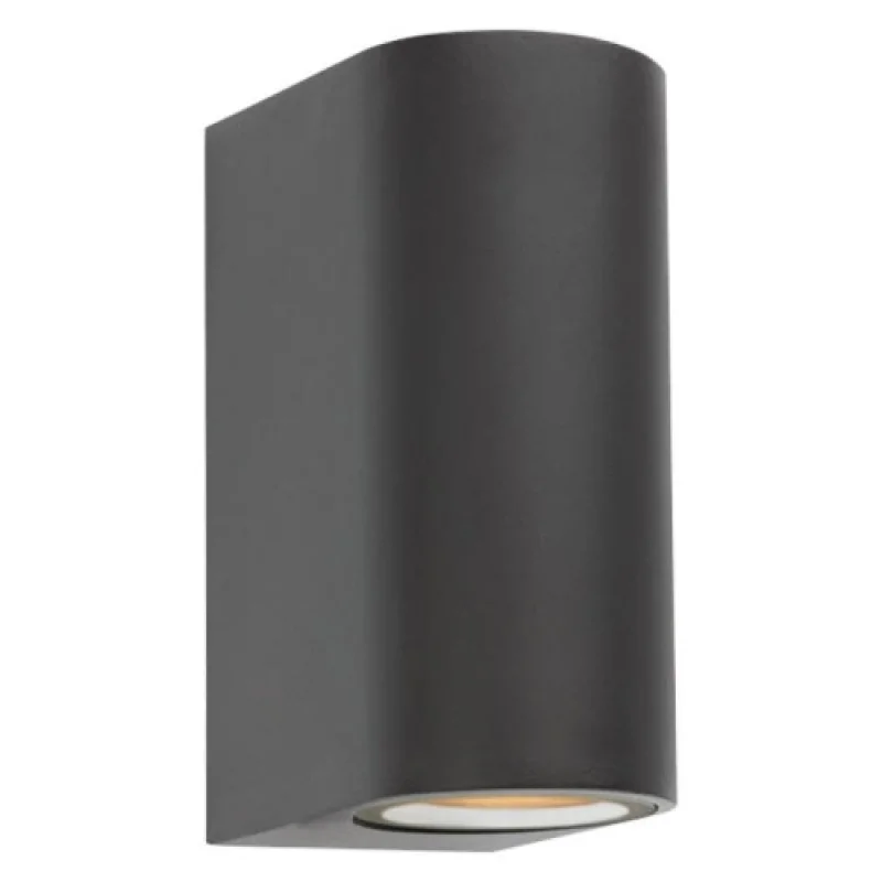 Външно стенно осветление Scan 9352 – Smarter фасаден аплик в тъмно сив, 2X35W