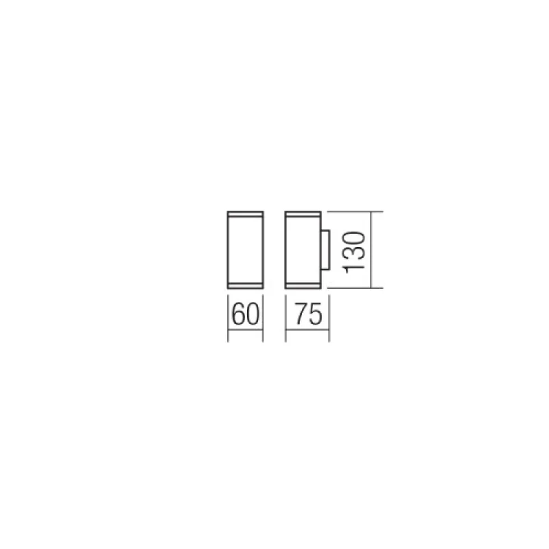 Vince 9454 – Smarter LED фасаден аплик в тъмно кафяв, 2X3W, 3000K, IP54