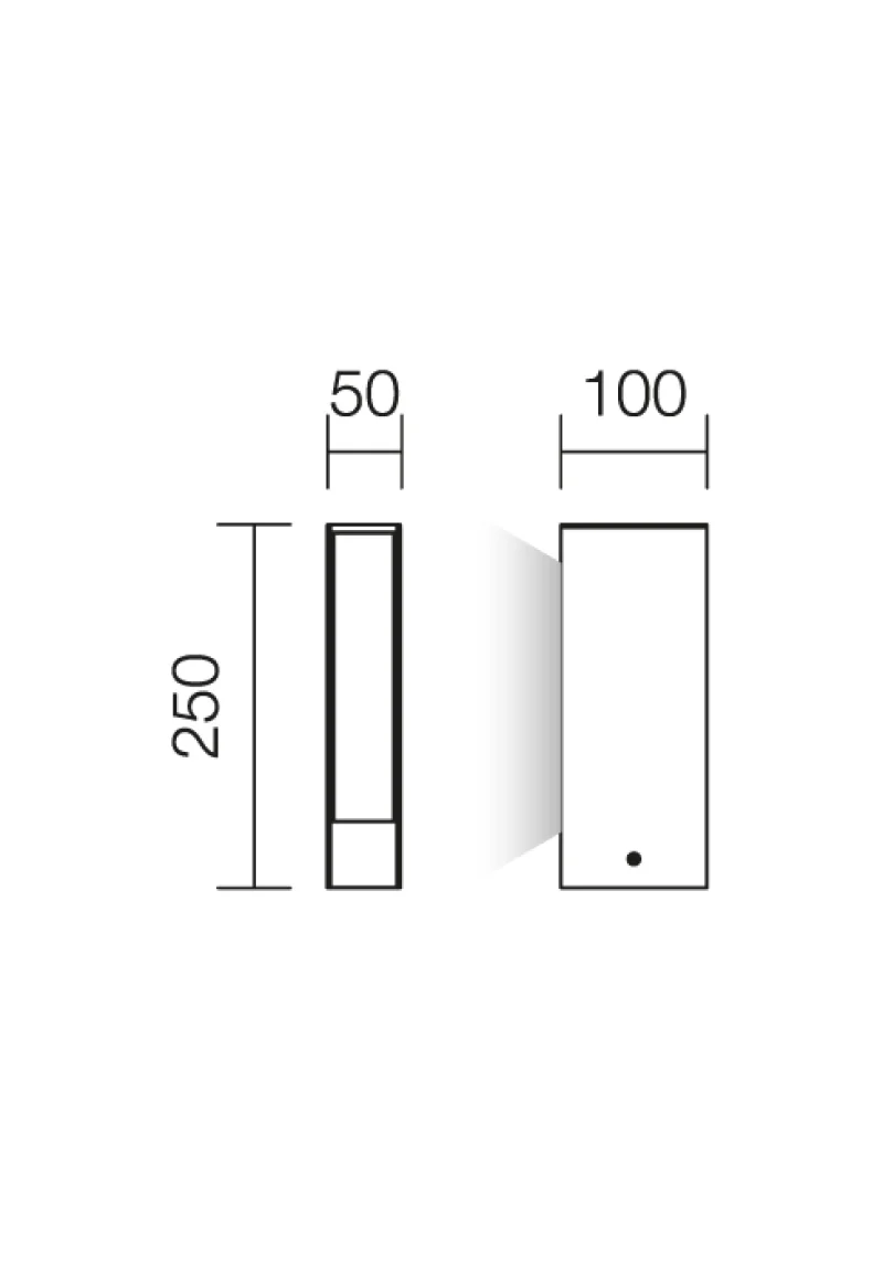Twin 9470 – REDO LED градински стълб в ръждив, 6W, 3000K, IP65