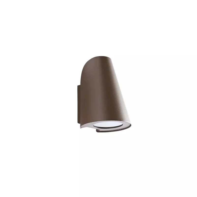 Външно стенно осветление Alvar 9530 – REDO фасаден аплик в тъмно кафяв, 1x35W, IP44