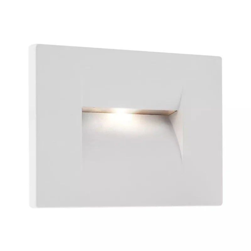 Outdoor Downlights Inner 9546 – REDO LED facade downlight for recessed mounting in wall in white, 3W, 4000K, IP65