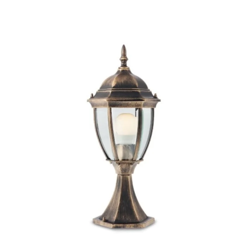 Bollard Lights Sevilla 9606 – Smarter garden bollard in antique black, 1X42W
