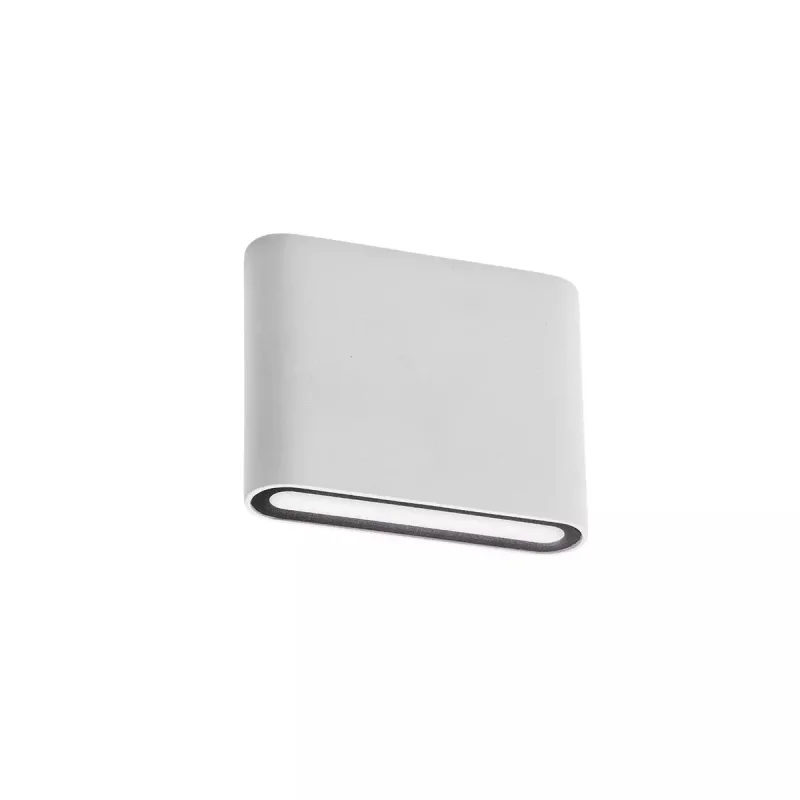 Външно стенно осветление Klippe 9620 – REDO LED фасаден аплик в бял, 6.5W, 3000K, IP54