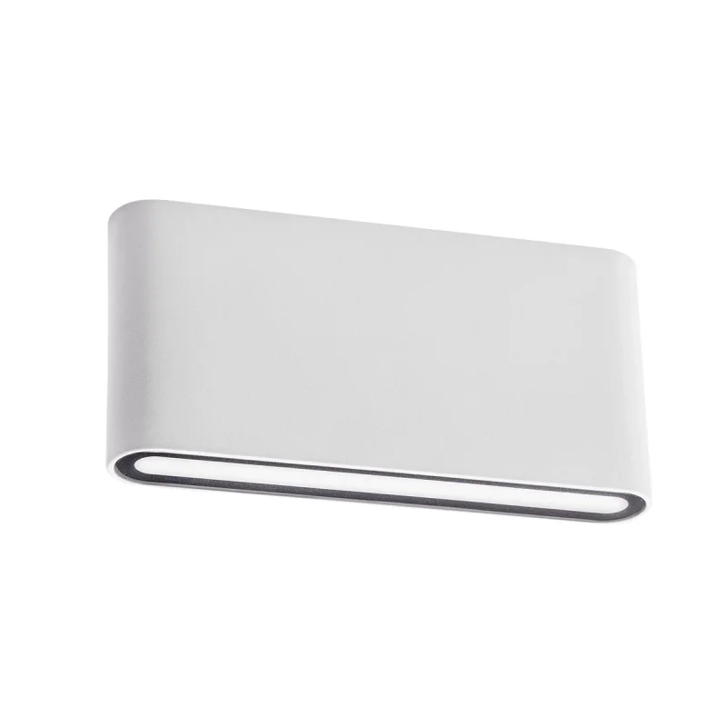 Външно стенно осветление Klippe 9622 – REDO LED фасаден аплик в бял, 13W, 3000K, IP54