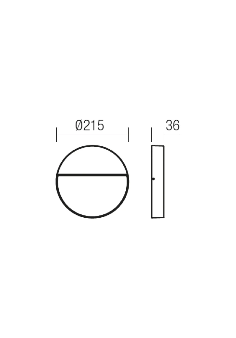 Even 9626 – REDO LED facade downlight for outdoor mounting in white, 9W, 3000K, IP54