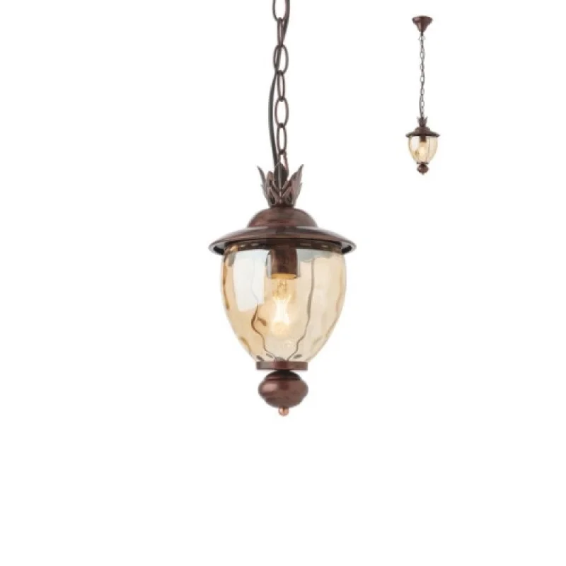 Outdoor Pendants Matera 9632 – Smarter garden pendant in black, 1x42W