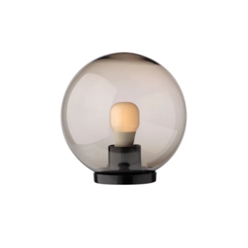 Външни стоящи лампи Sfera 250... 9770 – Smarter градинска сфера за стълб в черен, 1X42W