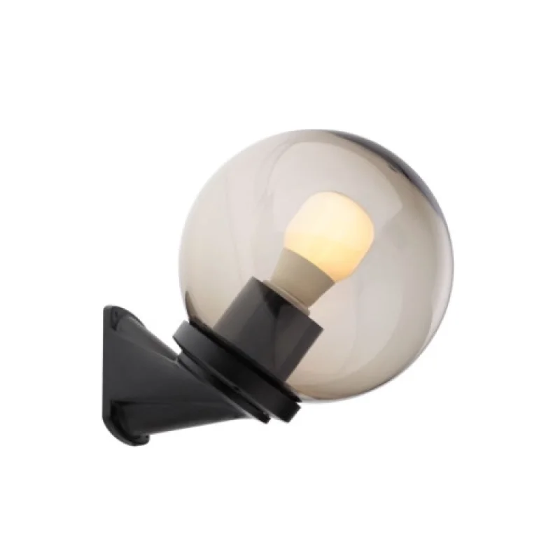 Външно стенно осветление Sfera 9872 – Smarter градински аплик в черен, 1X42W