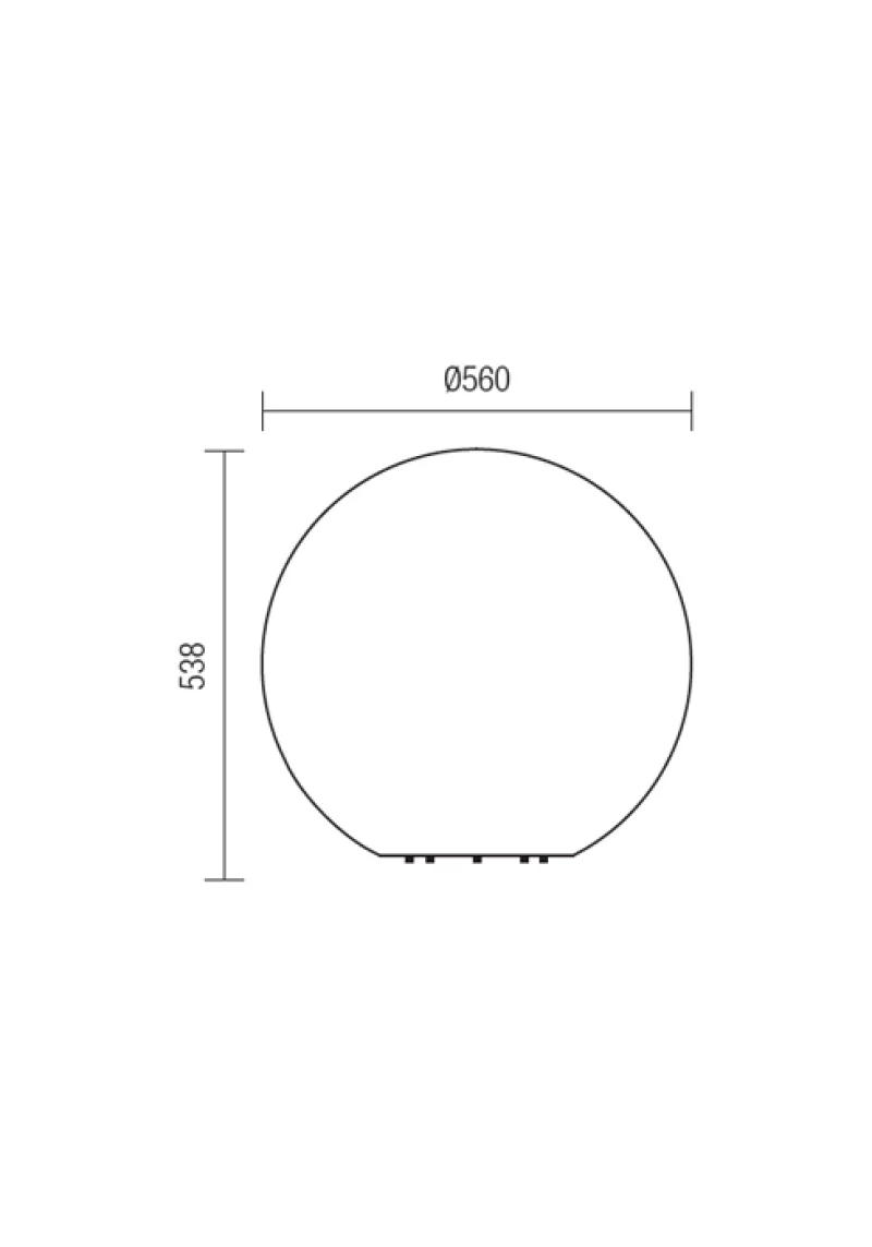 Baloo 9971 – REDO garden luminaire in white, 1X23W, IP65