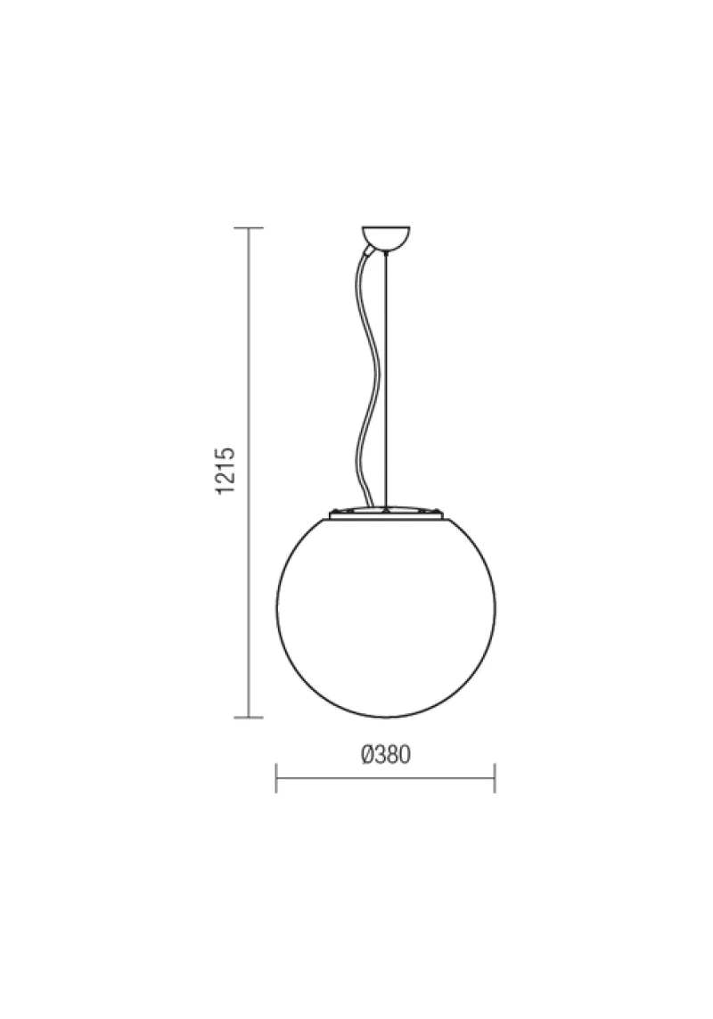 Baloo 9974 – REDO градински пендел в бял, 1X23W, IP44