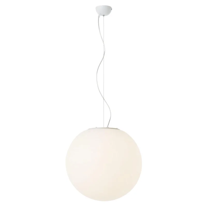 Outdoor Pendants Baloo 9975 – REDO garden pendant in white, 1X23W, IP44