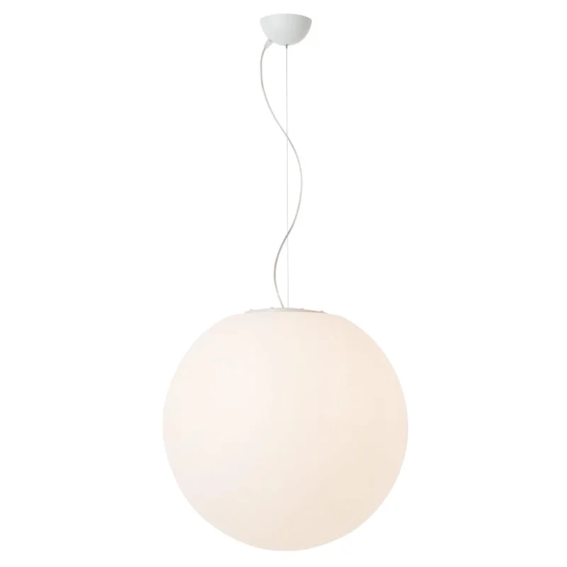 Outdoor Pendants Baloo 9976 – REDO garden pendant in white, 1X23W, IP44